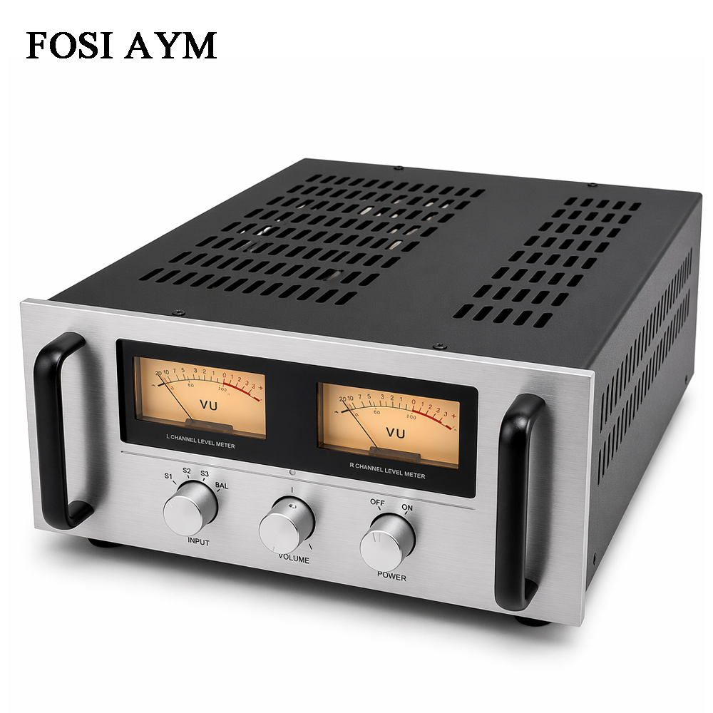 Speaker Enclosure - FOSI AYM 390x330x150mm AN M2 Aluminium-Verstärkergehäuse