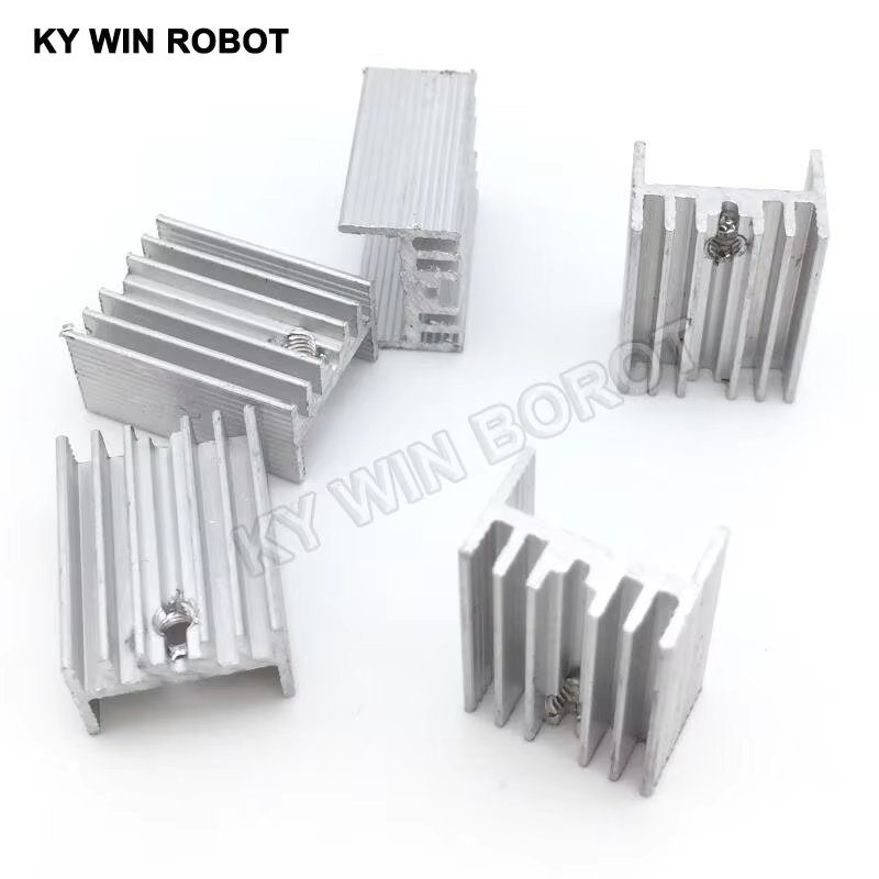 Heatsink Aluminum - 10 Stück Aluminium TO-220 Kühlkörper TO