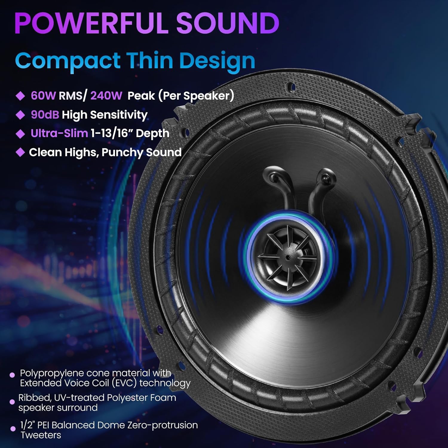 MX Vorder- und Hintertür 6,5-Z – Speaker Kit Bewertung und Preis