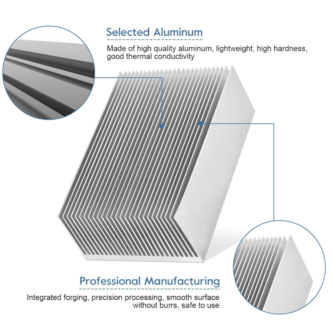 50x60x26mm – 300x60x26mm Kühlk – Heatsink Aluminum Bewertung und Preis