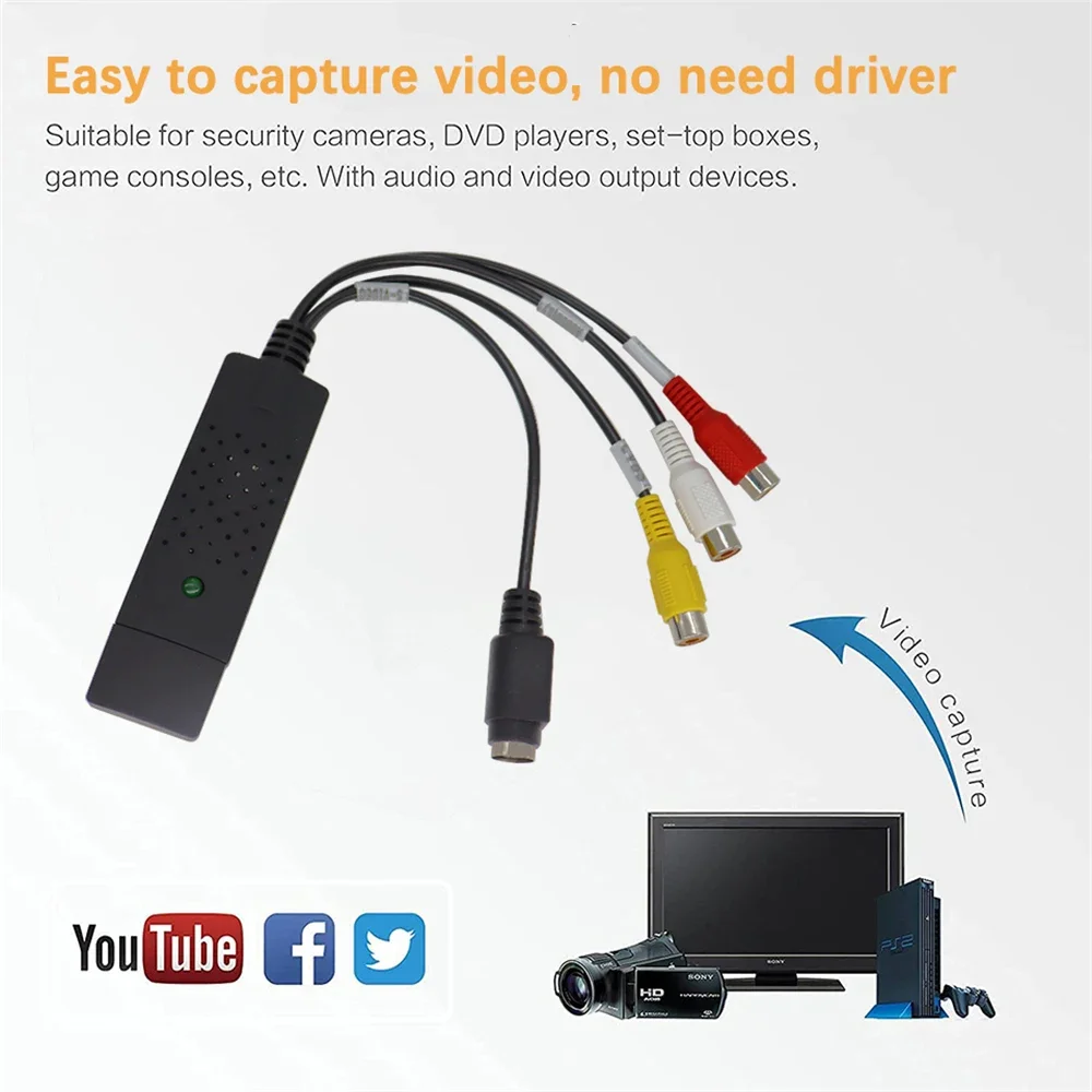 USB2.0 Audio Video Capture Car – Audio Cable Rca Bewertung und Preis