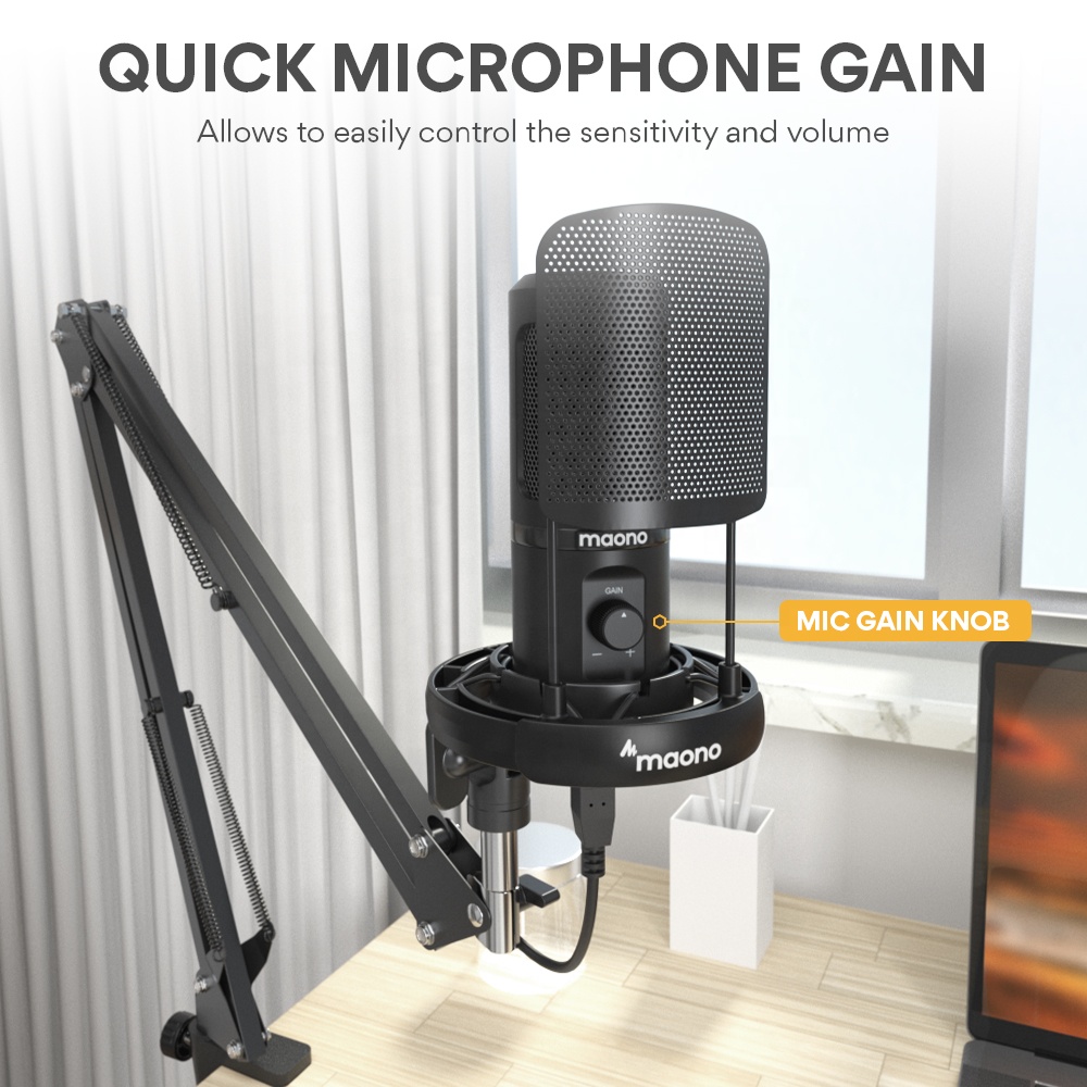 MAONO Professionelles Mikrofon – Condenser Microphone Kit Bewertung und Preis