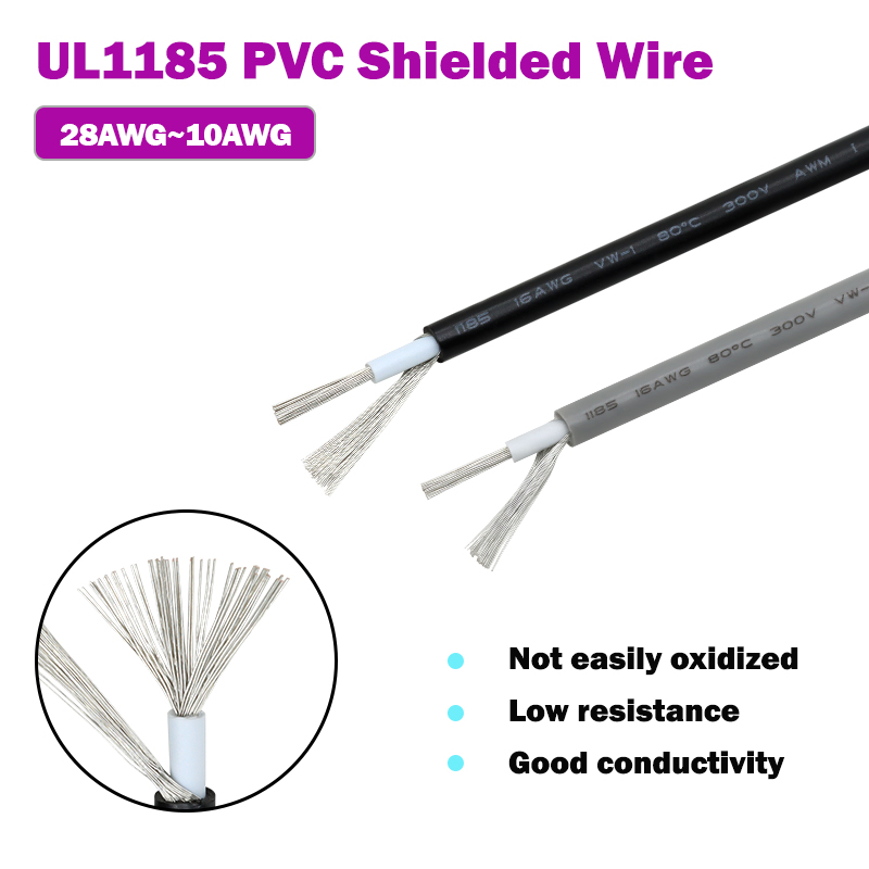 1 ~ 10M UL1185 PVC-geschirmter – Audio Jumper Wire Bewertung und Preis