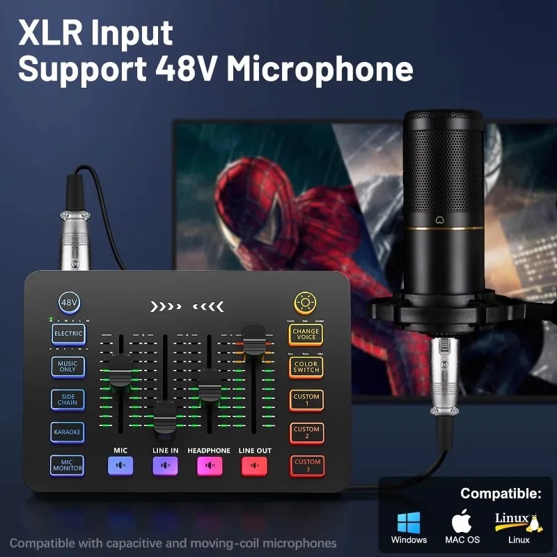 ZX230 Live-Stream Soundkarte K – Condenser Microphone Kit Bewertung und Preis