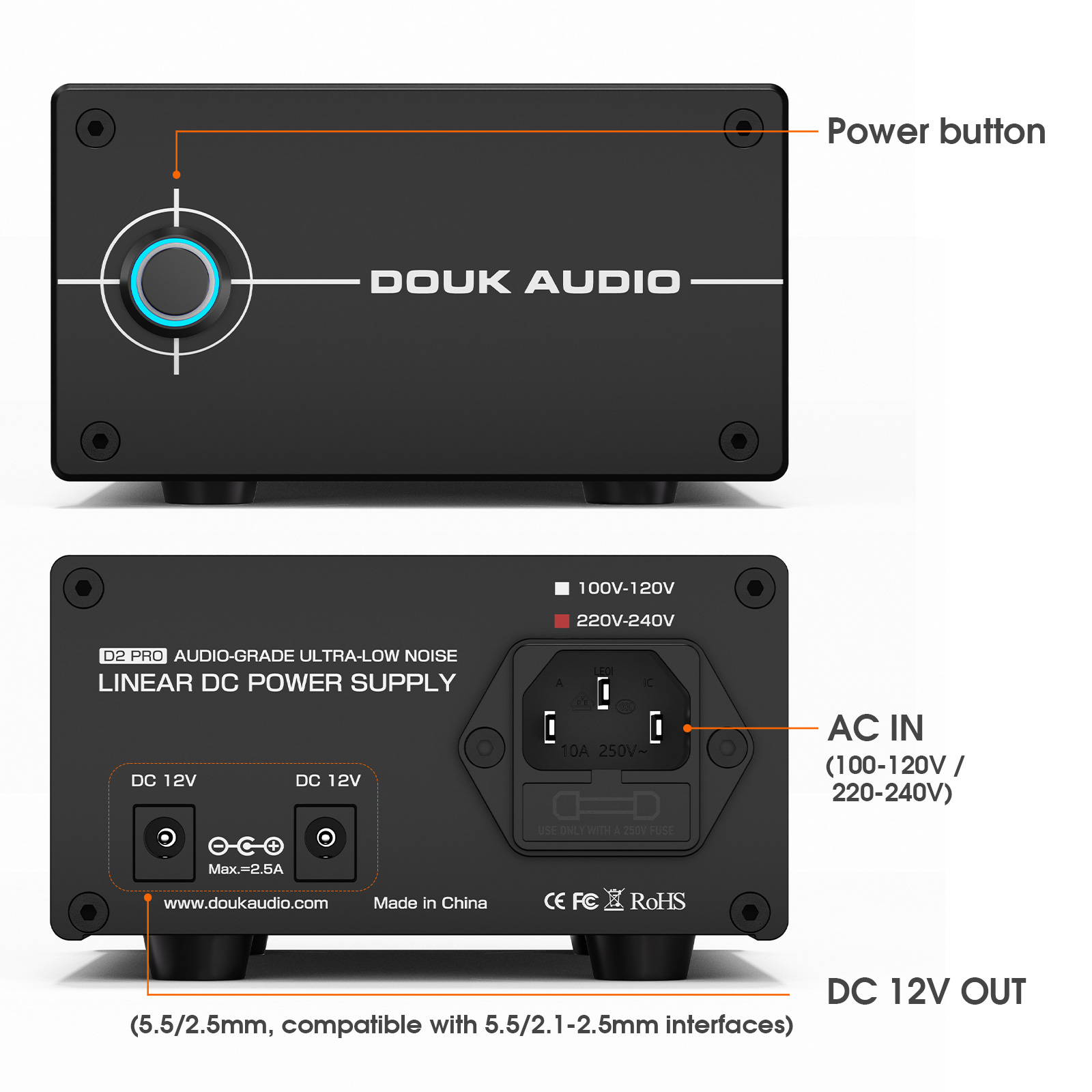 Douk Audio DC 12V 35W geregelt – Audio Dac Bewertung und Preis