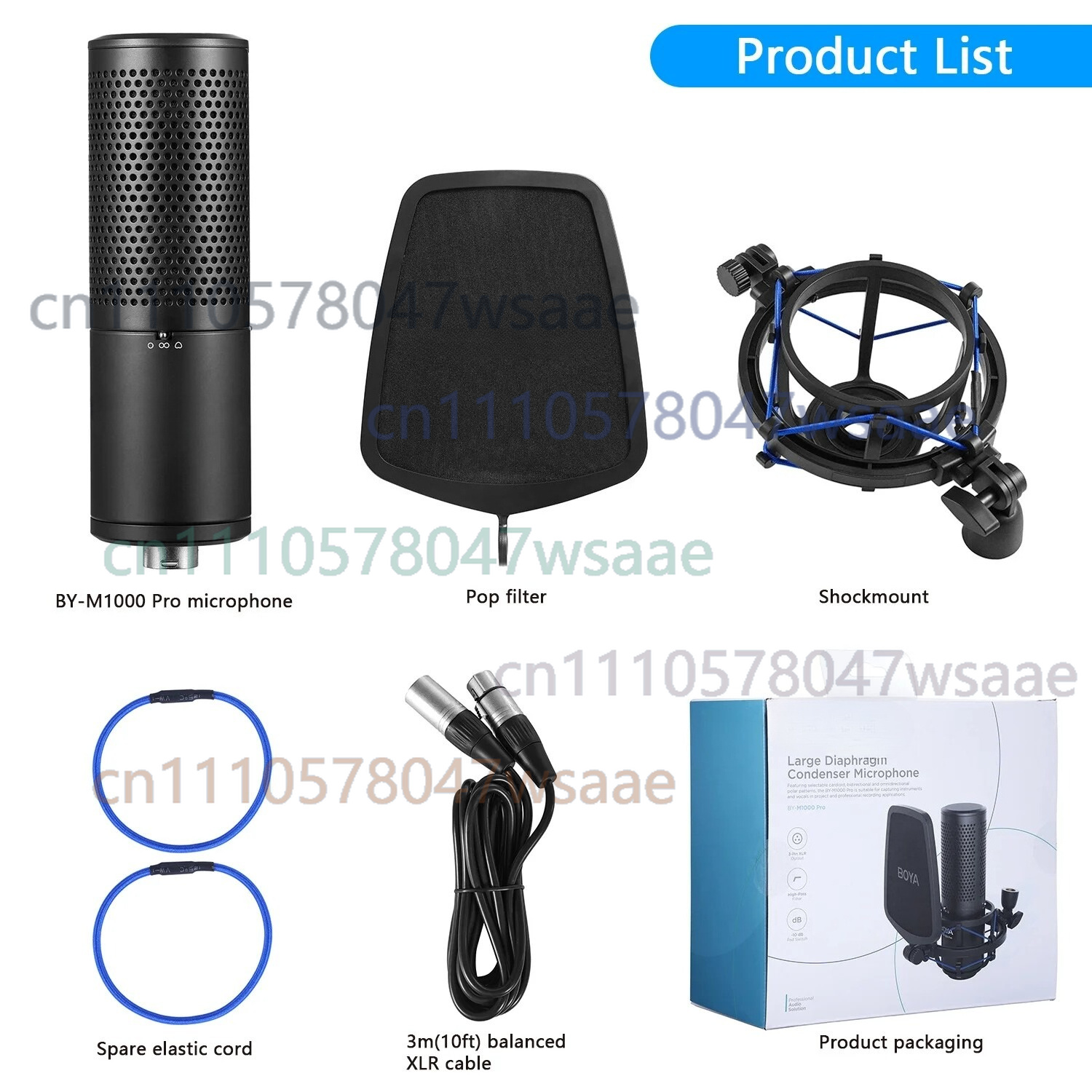 Für BOYA BY-M1000 PRO Großmemb – Condenser Microphone Kit Bewertung und Preis