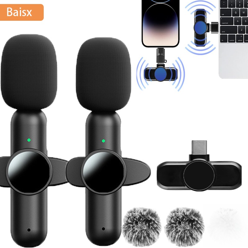 Kabelloses Lavalier-Mikrofon f – Condenser Microphone Kit Bewertung und Preis
